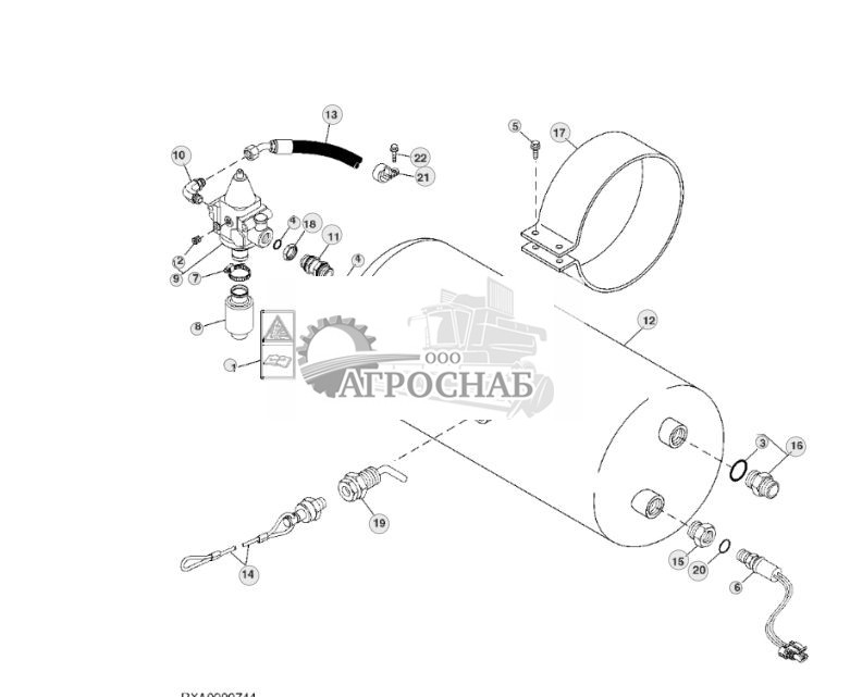 РЕСИВЕР ПНЕВМАТИЧЕСКОГО ТОРМОЗА - ST395577 665.jpg